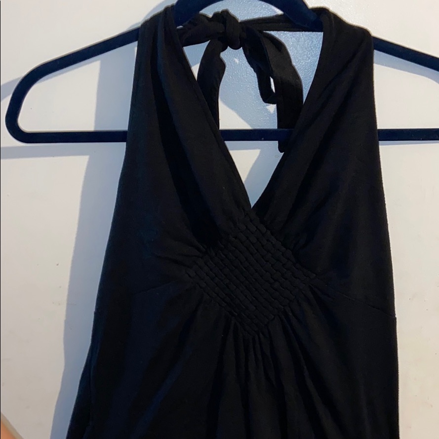 Black Basic Halter Top